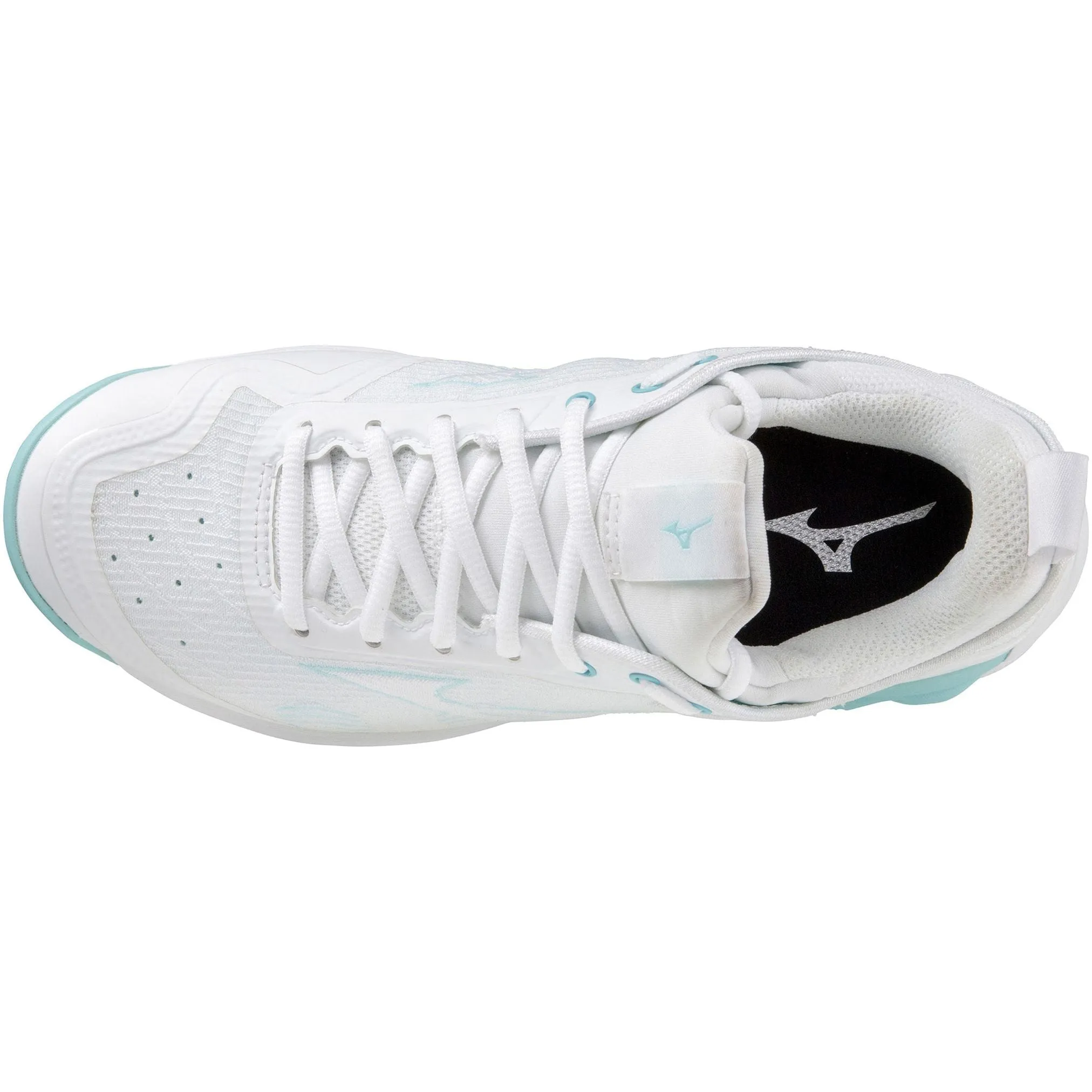 Chaussures Mizuno Mizuno Wave Luminous 2 pour Femme - Chaussures de Netball - Blanc