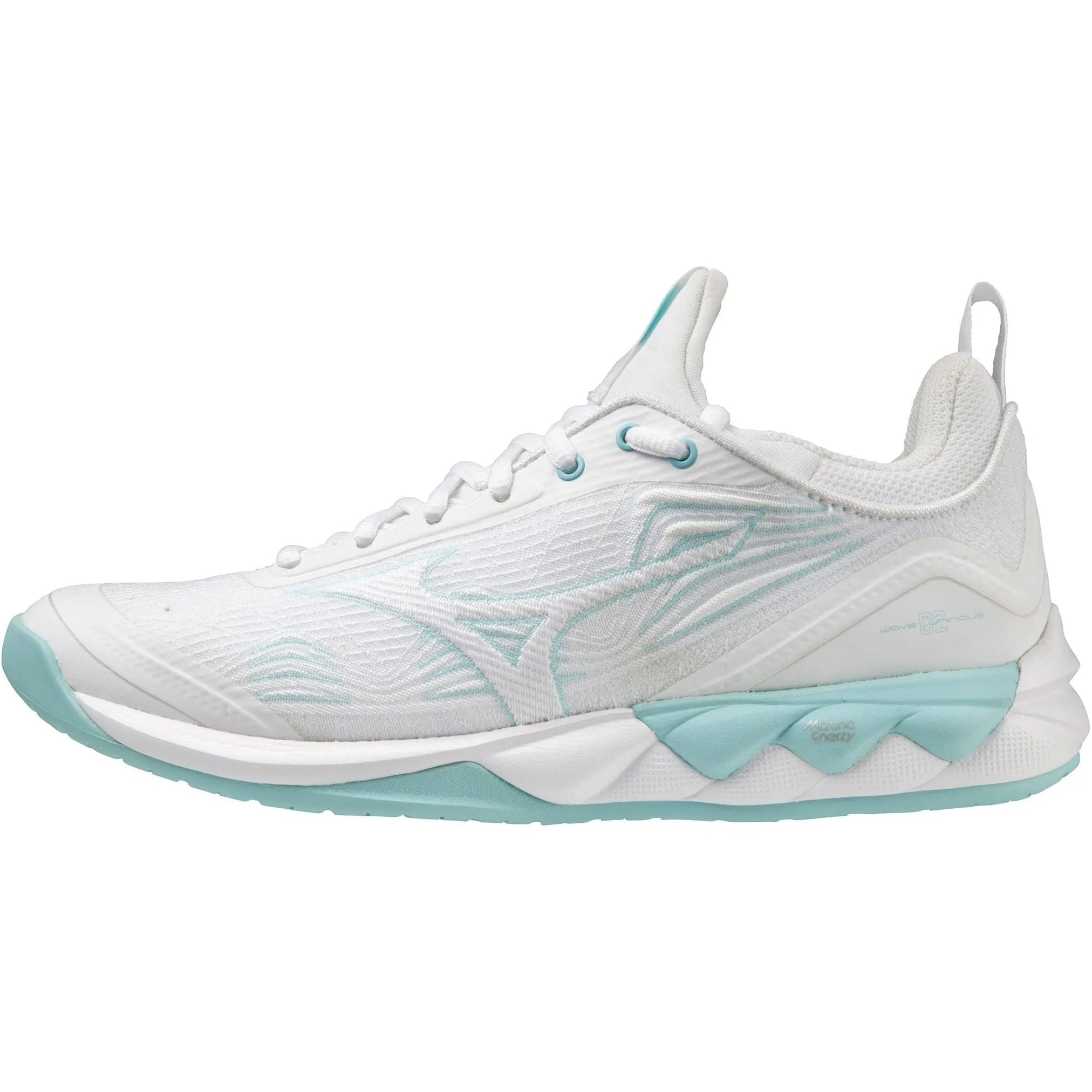 Chaussures Mizuno Mizuno Wave Luminous 2 pour Femme - Chaussures de Netball - Blanc