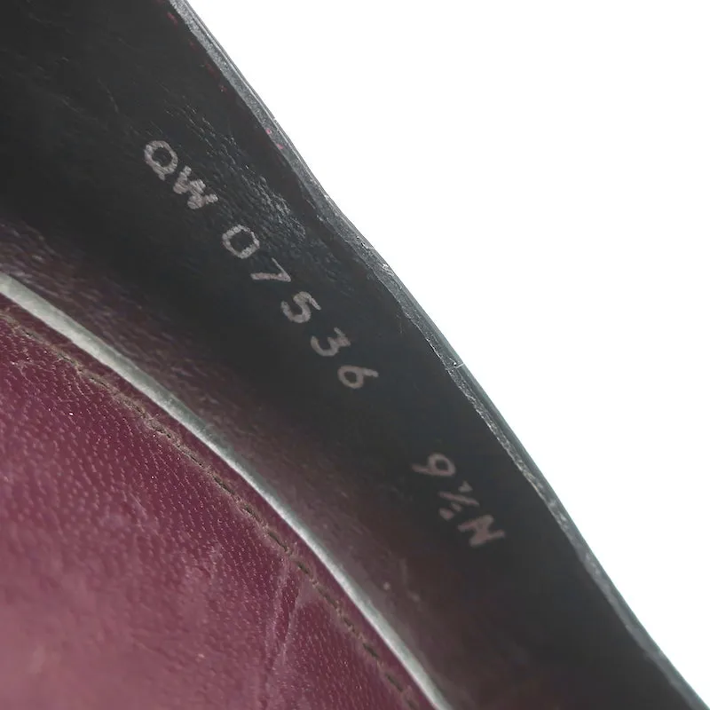 Stuart Weitzman Escarpins Stuart Pumps en Cuir Verni Noir Pointure 9.5 N à Bout Pointu et Talons