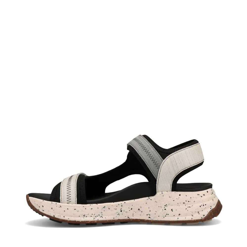 Sandale Super Latérale pour Femme Taos en Dove Gaufré Multicolore