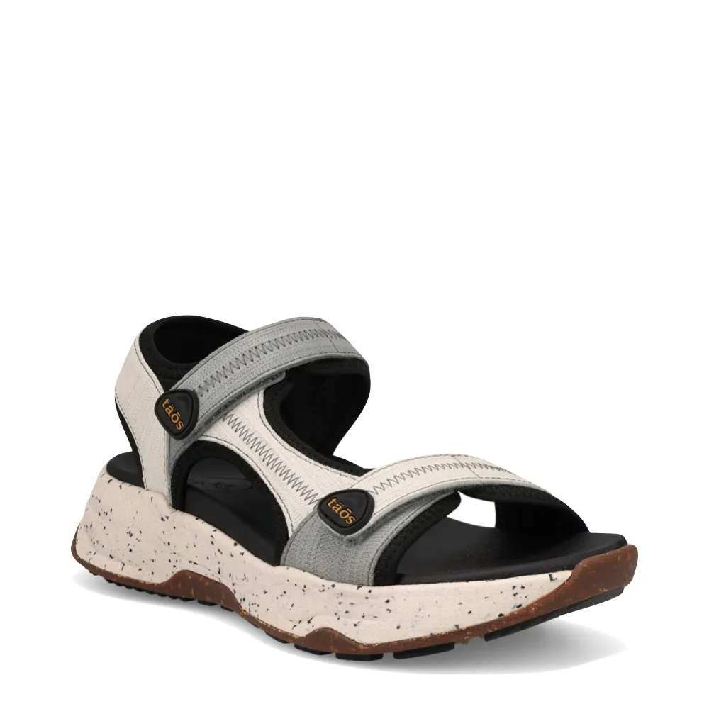 Sandale Super Latérale pour Femme Taos en Dove Gaufré Multicolore