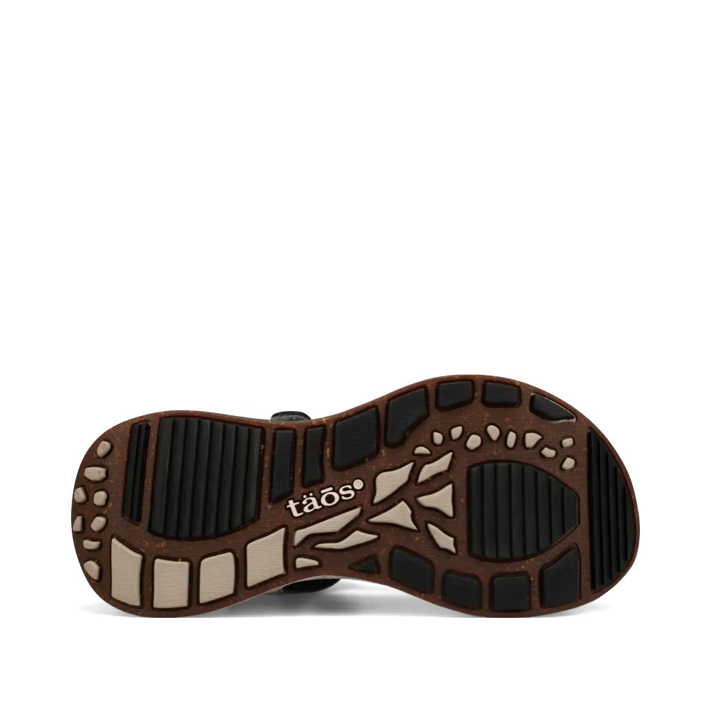 Sandale Super Latérale pour Femme Taos en Dove Gaufré Multicolore