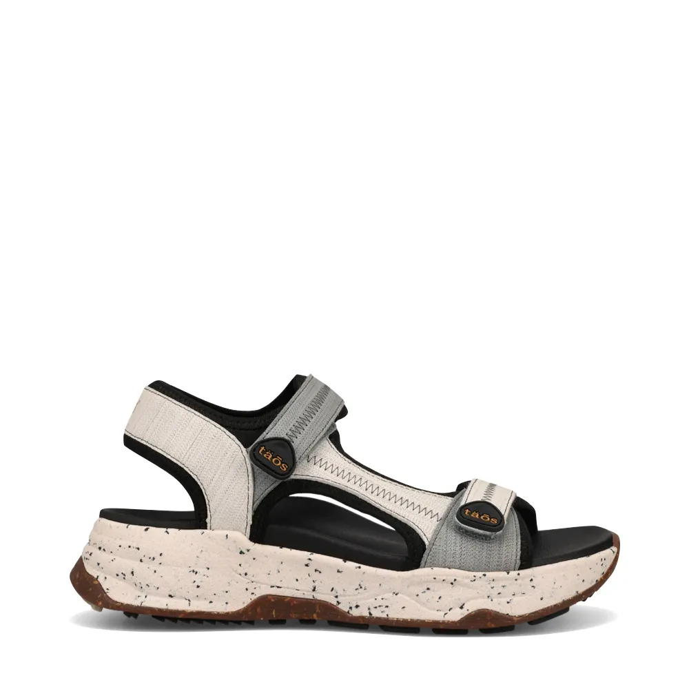 Sandale Super Latérale pour Femme Taos en Dove Gaufré Multicolore
