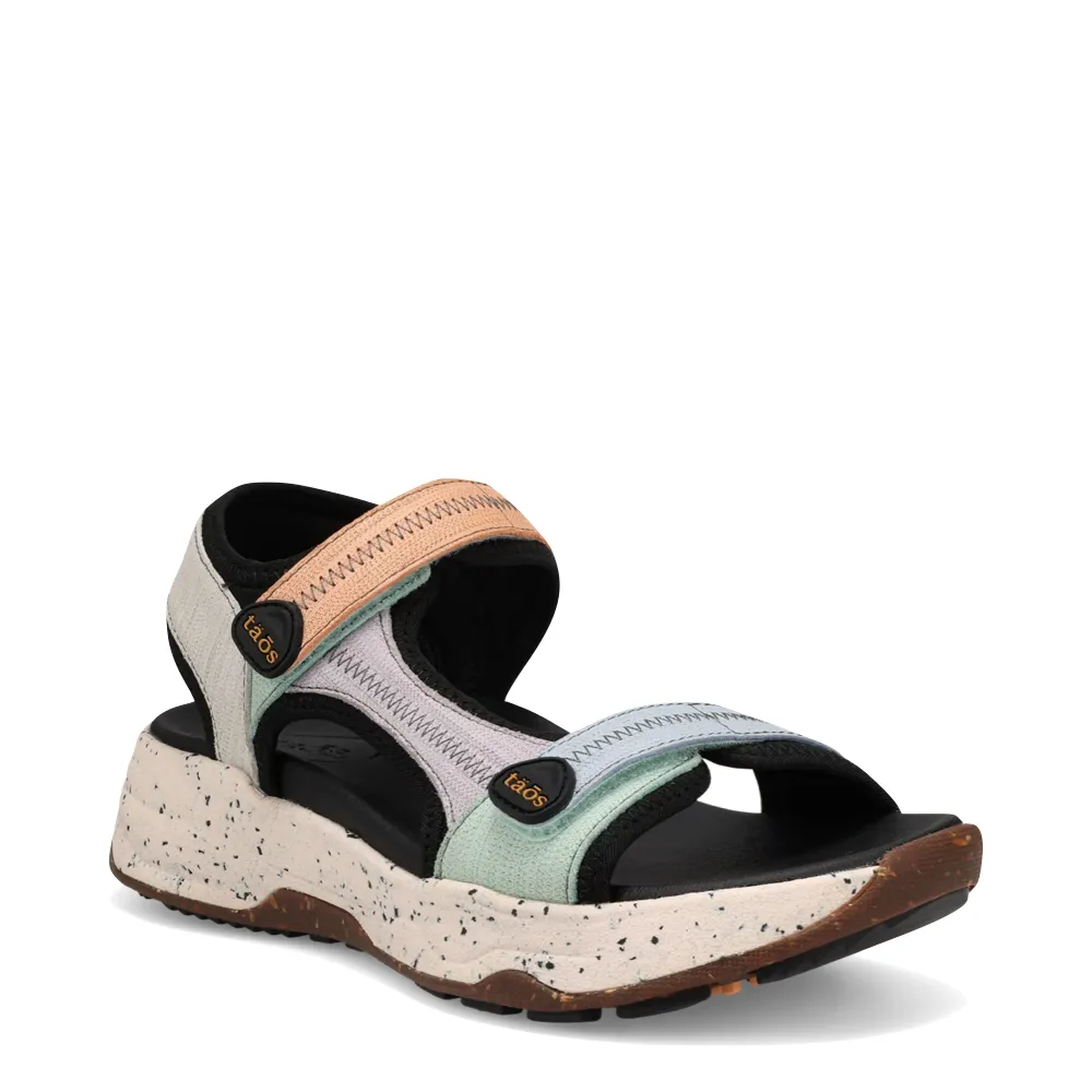 Sandale Super Latérale pour Femme Taos en Multi Rétro Embossé