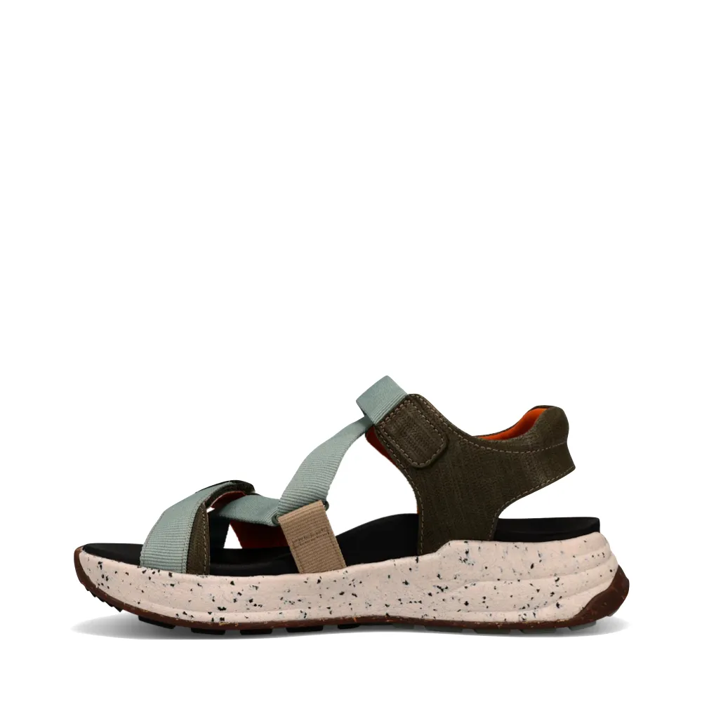 Sandale Super Z pour Femme Taos en Sauge/Vert Olive Multicolore