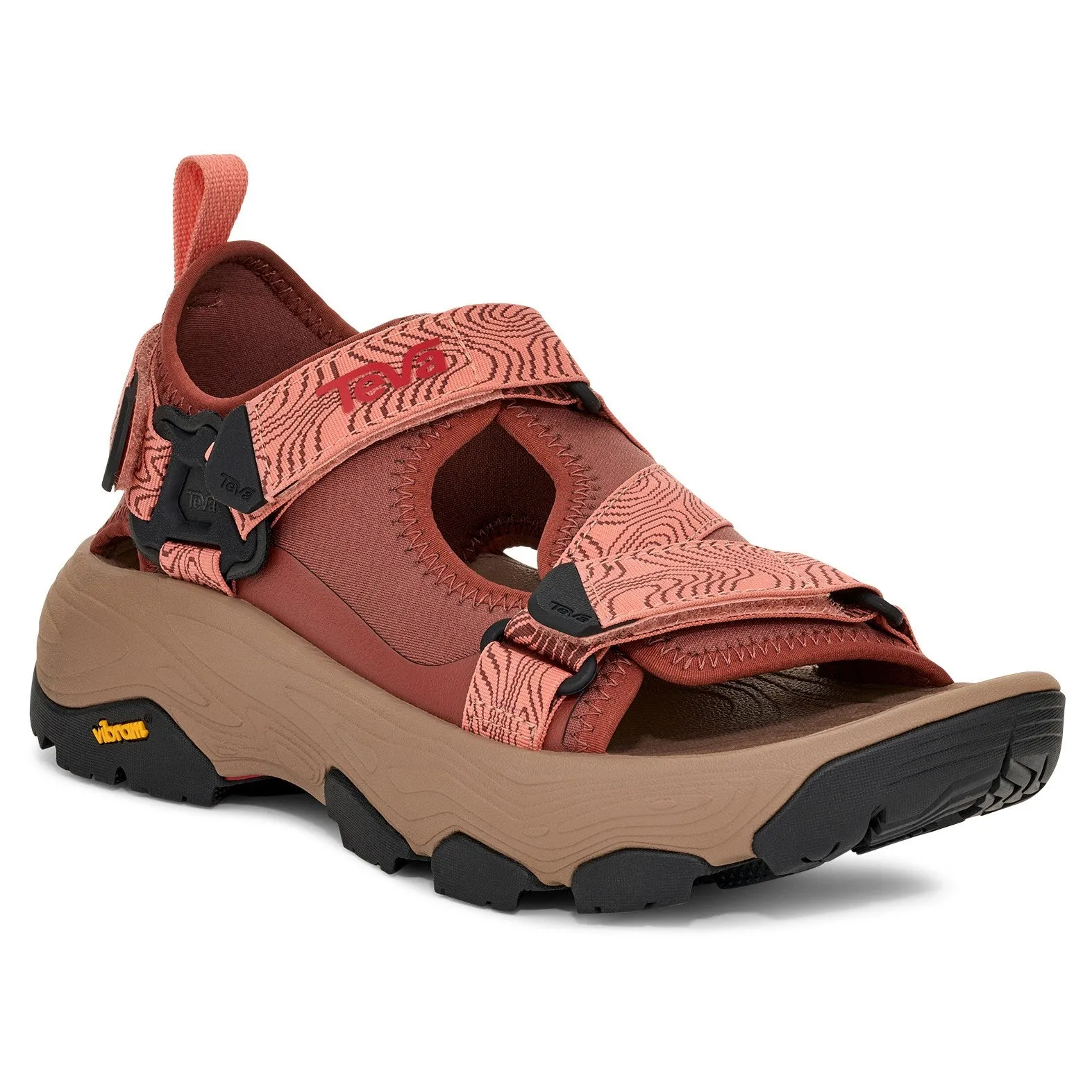 Sandale de randonnée Grandview Max pour femme Teva en Acajou/Dahlia en fleur