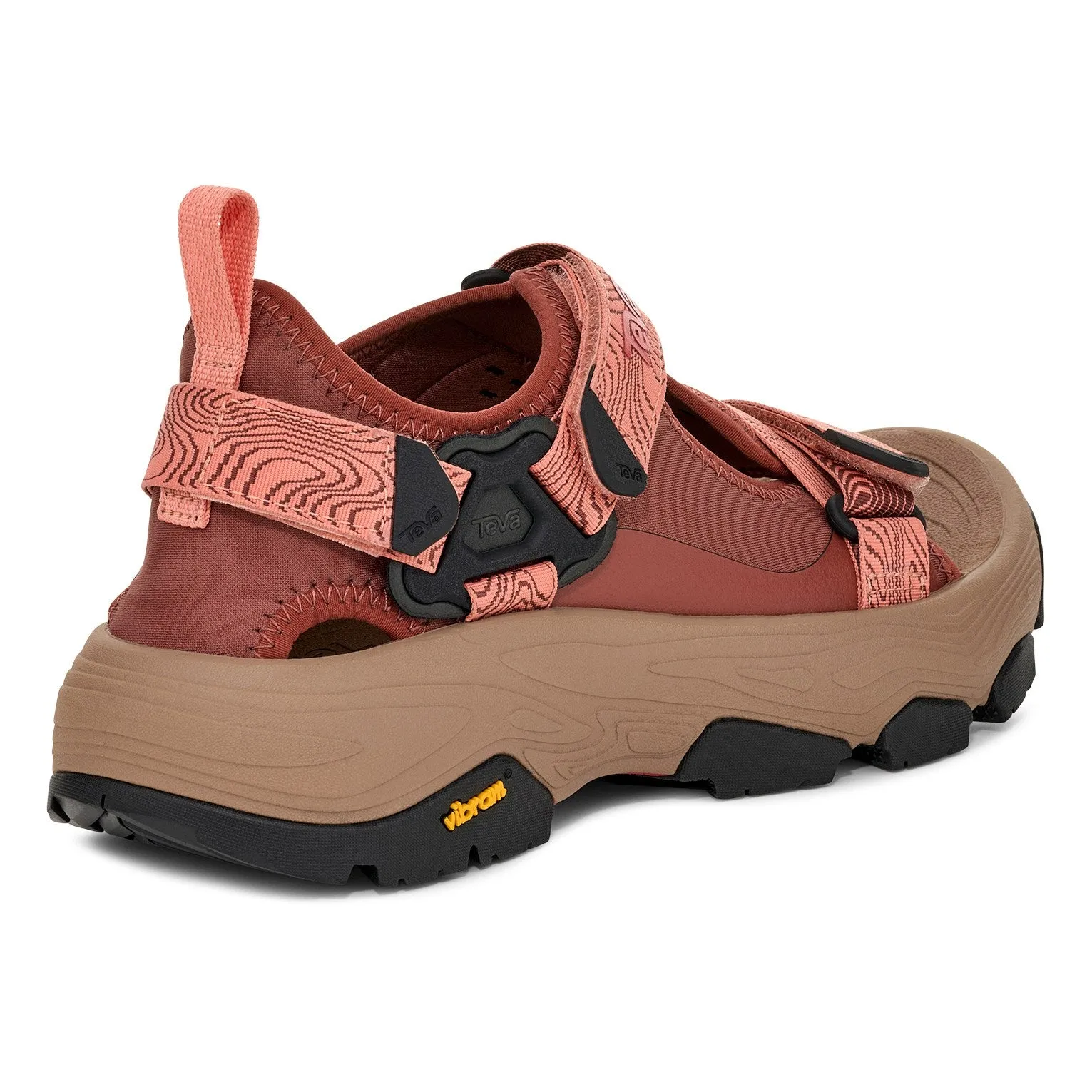 Sandale de randonnée Grandview Max pour femme Teva en Acajou/Dahlia en fleur