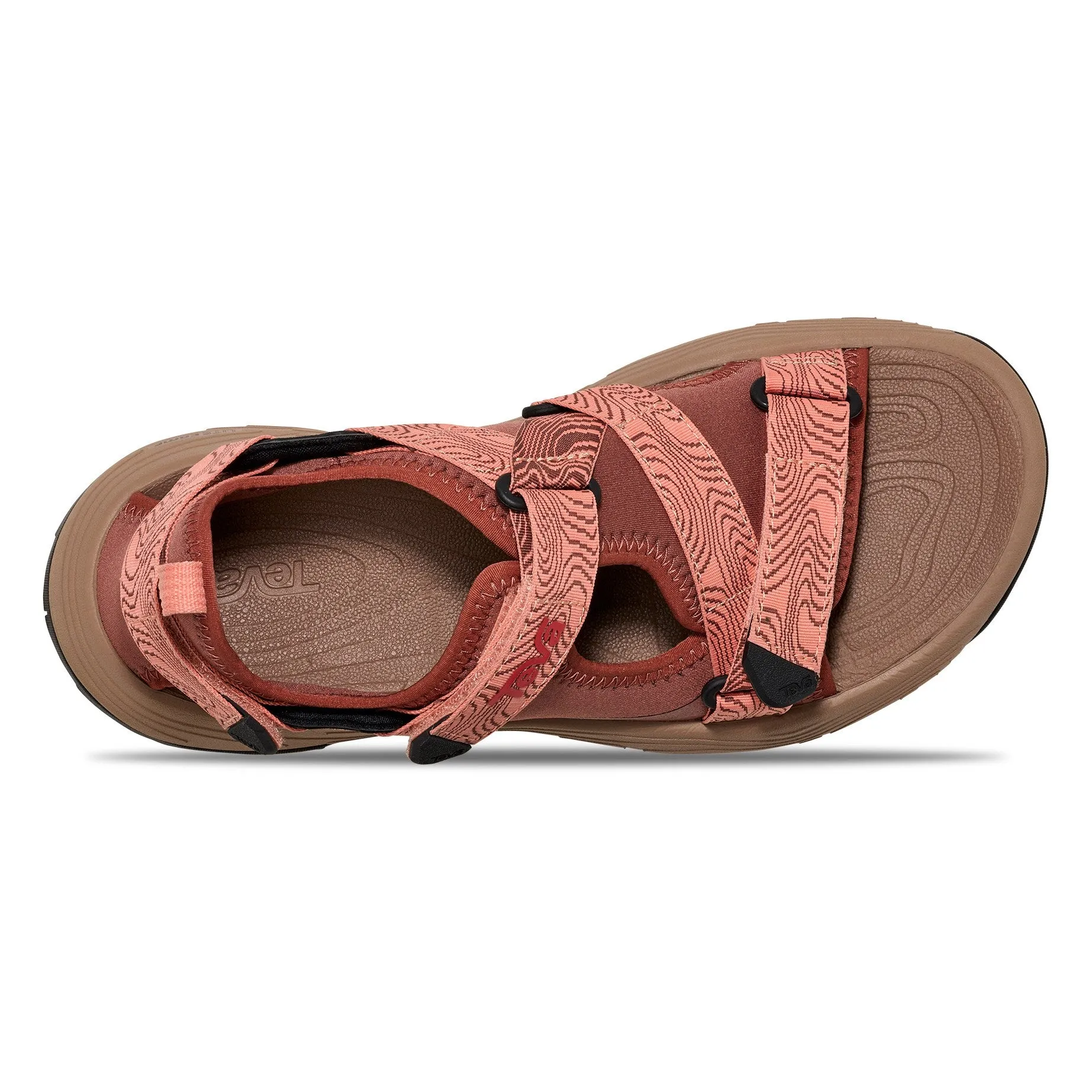 Sandale de randonnée Grandview Max pour femme Teva en Acajou/Dahlia en fleur