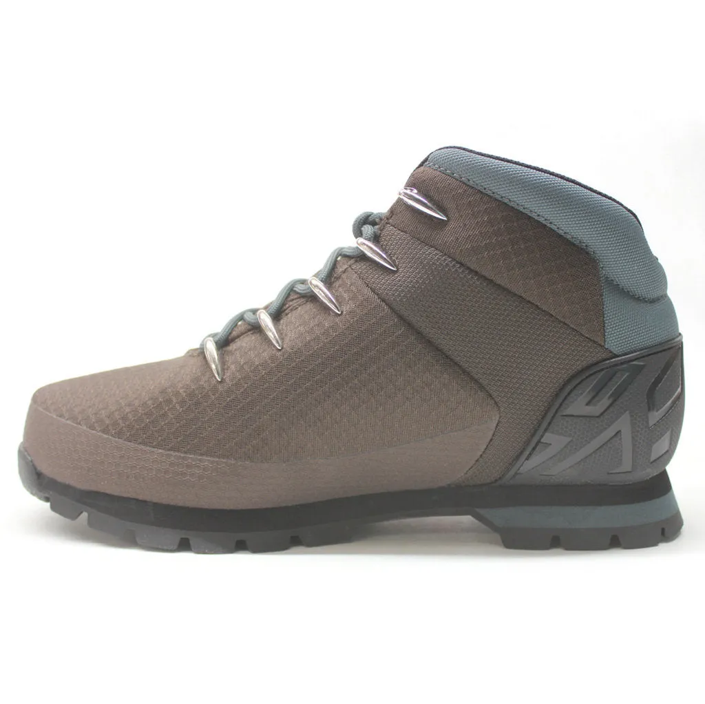 Bottes de randonnée mi-montantes imperméables en textile Timberland Euro Sprint pour homme