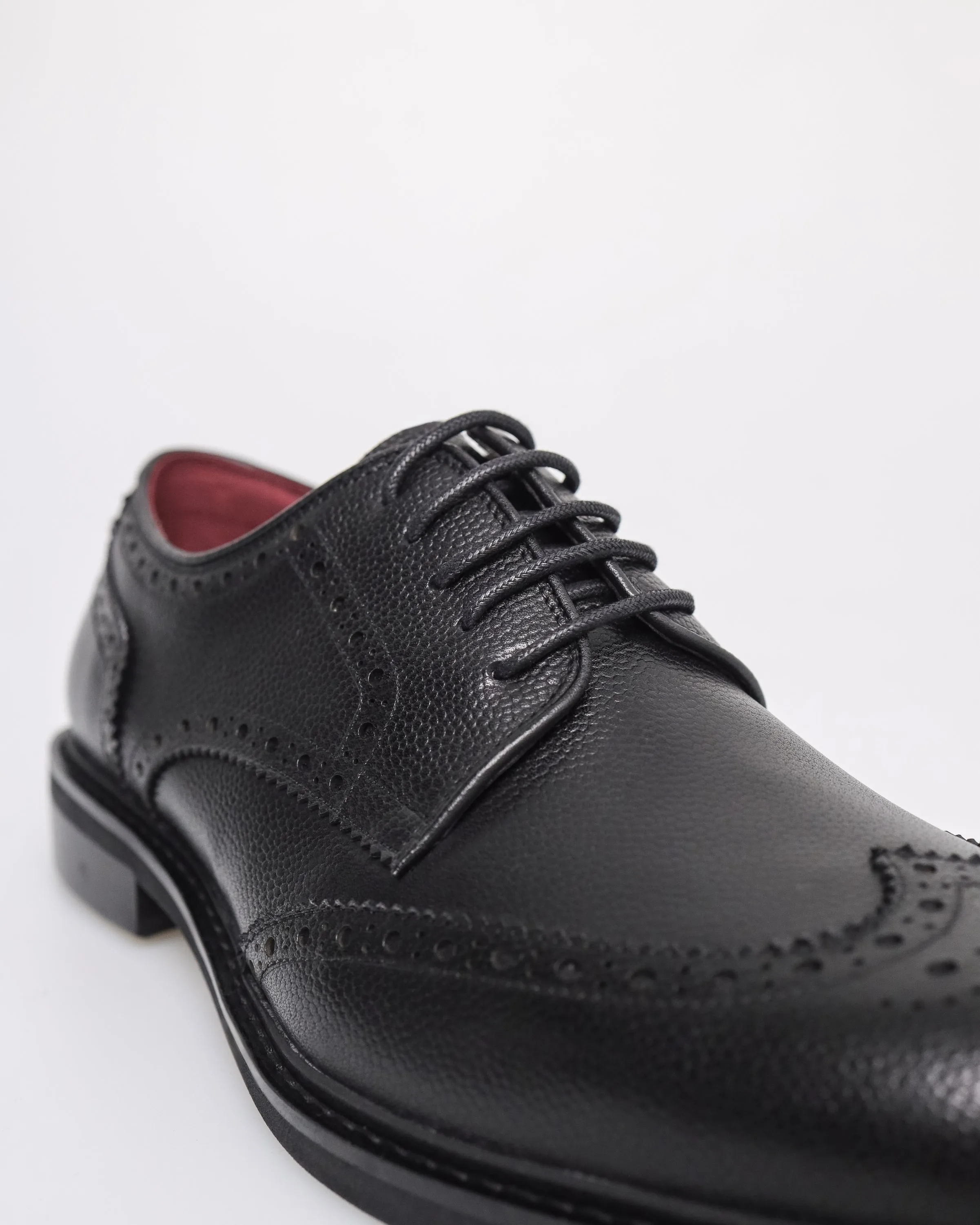Tomaz HF098 Derby Homme Élégance Redéfinie Rouge