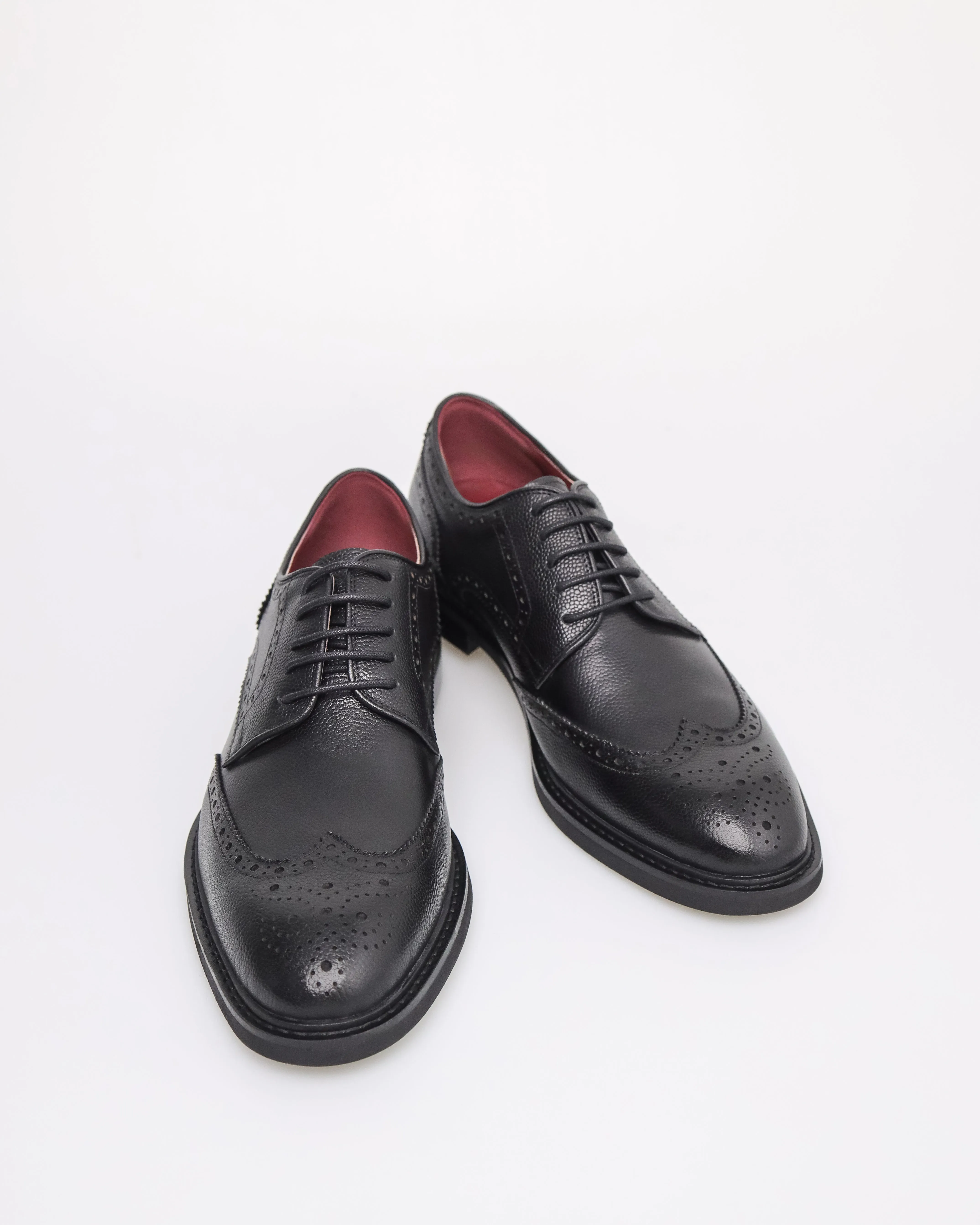 Tomaz HF098 Derby Homme Élégance Redéfinie Rouge