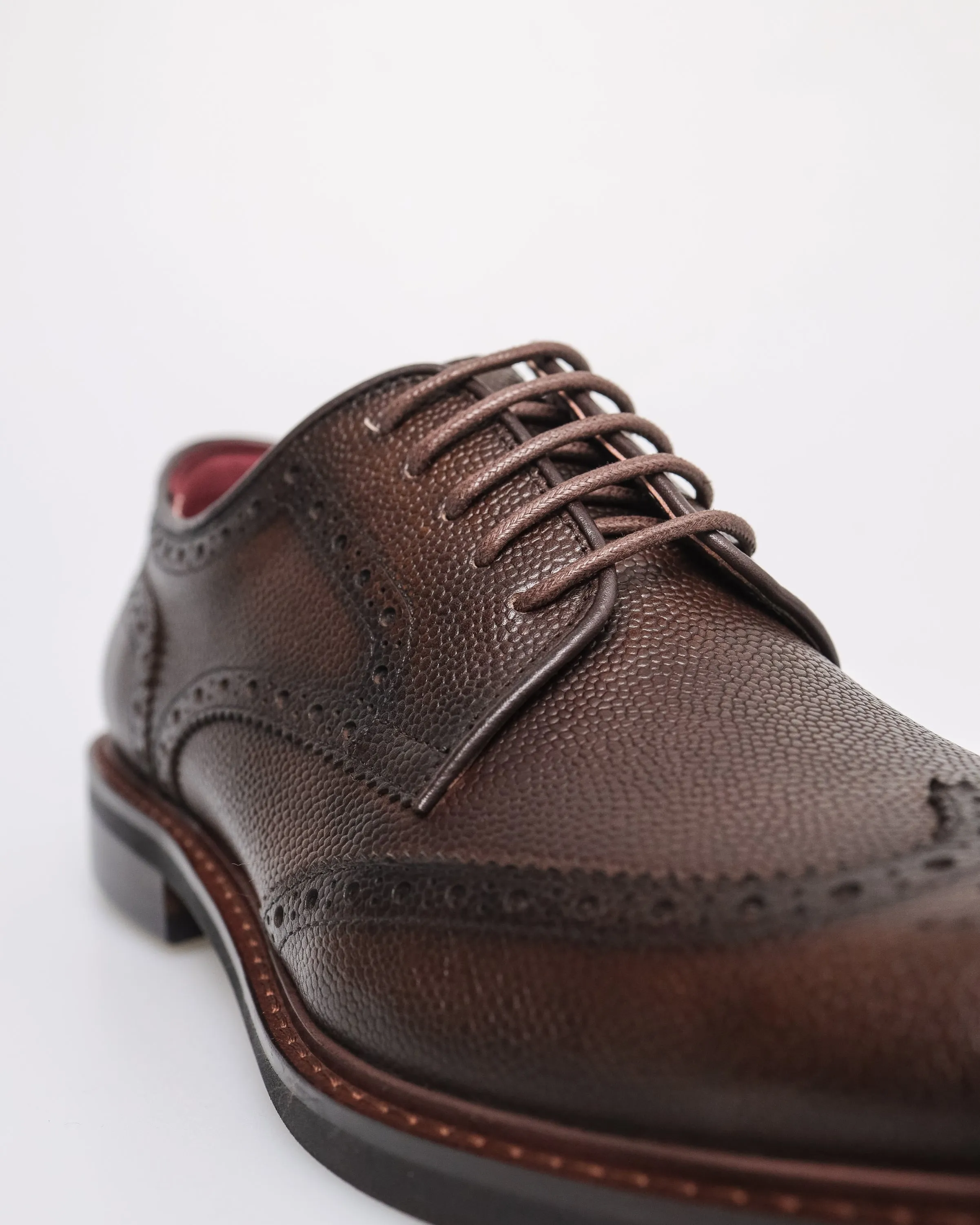 Tomaz HF098 Derby Homme Élégance Redéfinie Rouge