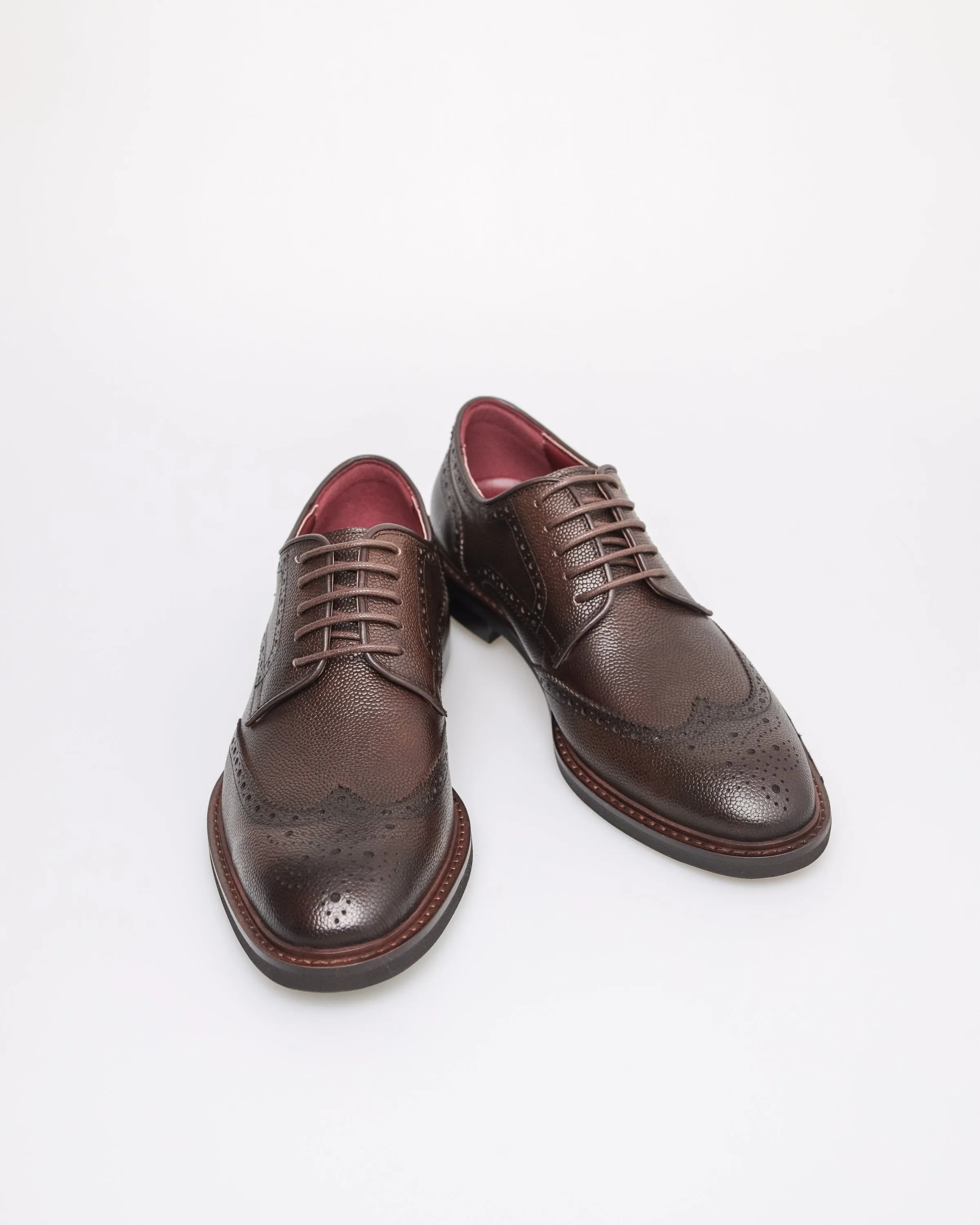Tomaz HF098 Derby Homme Élégance Redéfinie Rouge