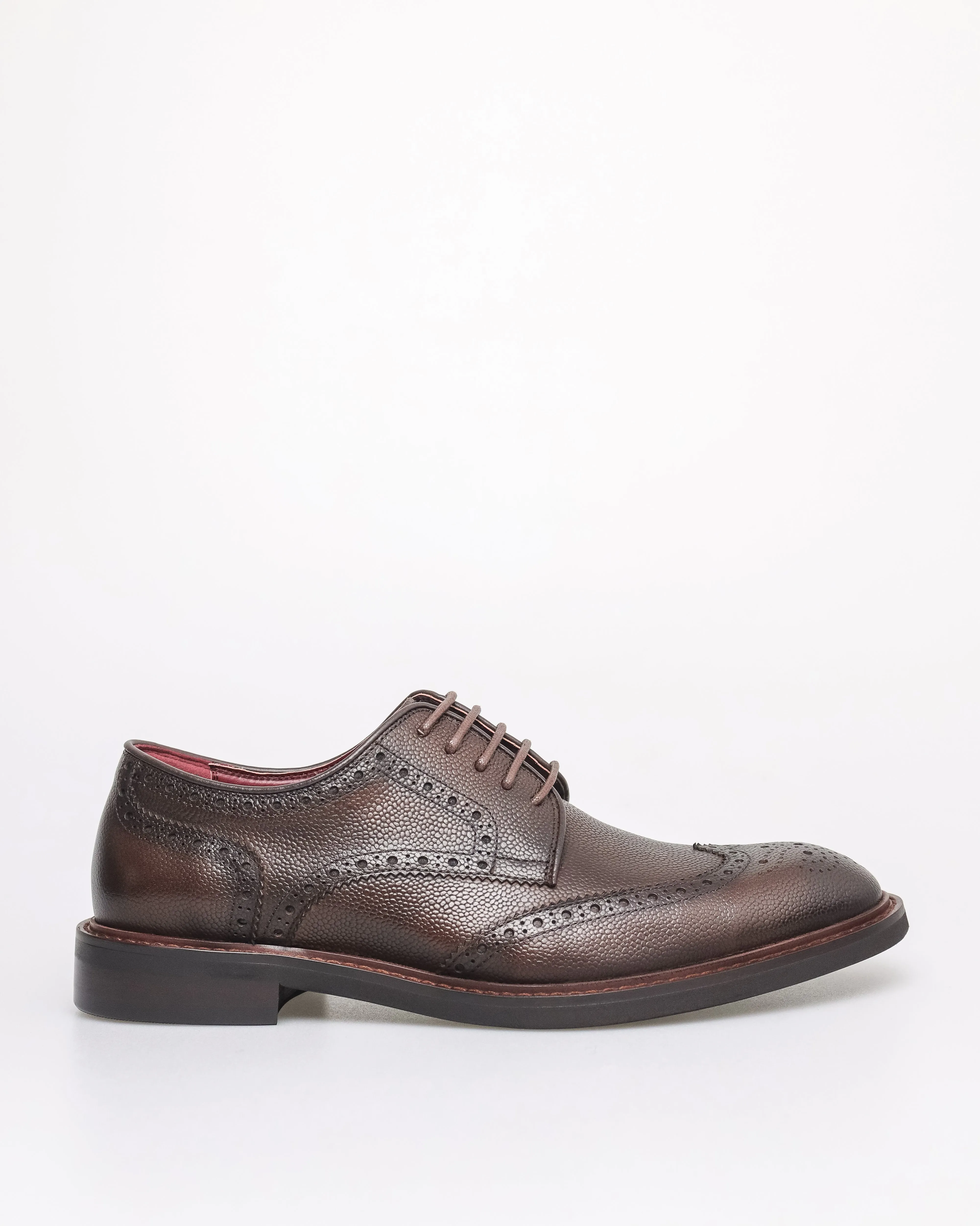 Tomaz HF098 Derby Homme Élégance Redéfinie Rouge