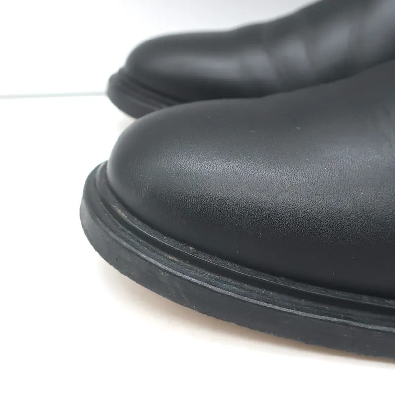 Bottes Chelsea femme par Common Projects en cuir noir taille 37, bottes plates à la cheville