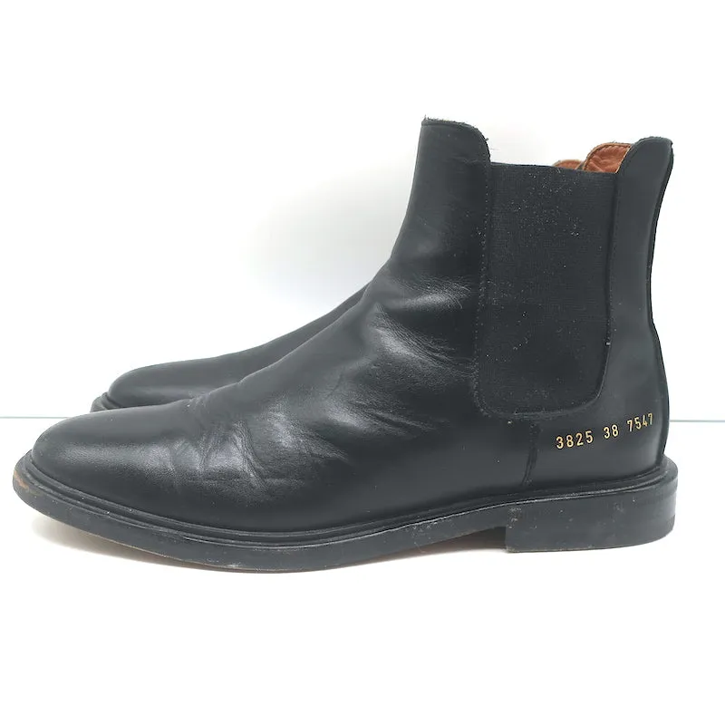 Bottes Chelsea femme par Common Projects en cuir noir taille 38 bottes plates à la cheville