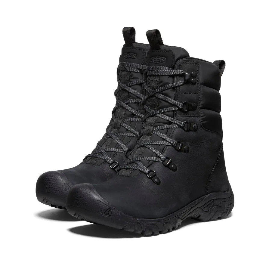 Botte imperméable Greta pour femme | Noir/Noir