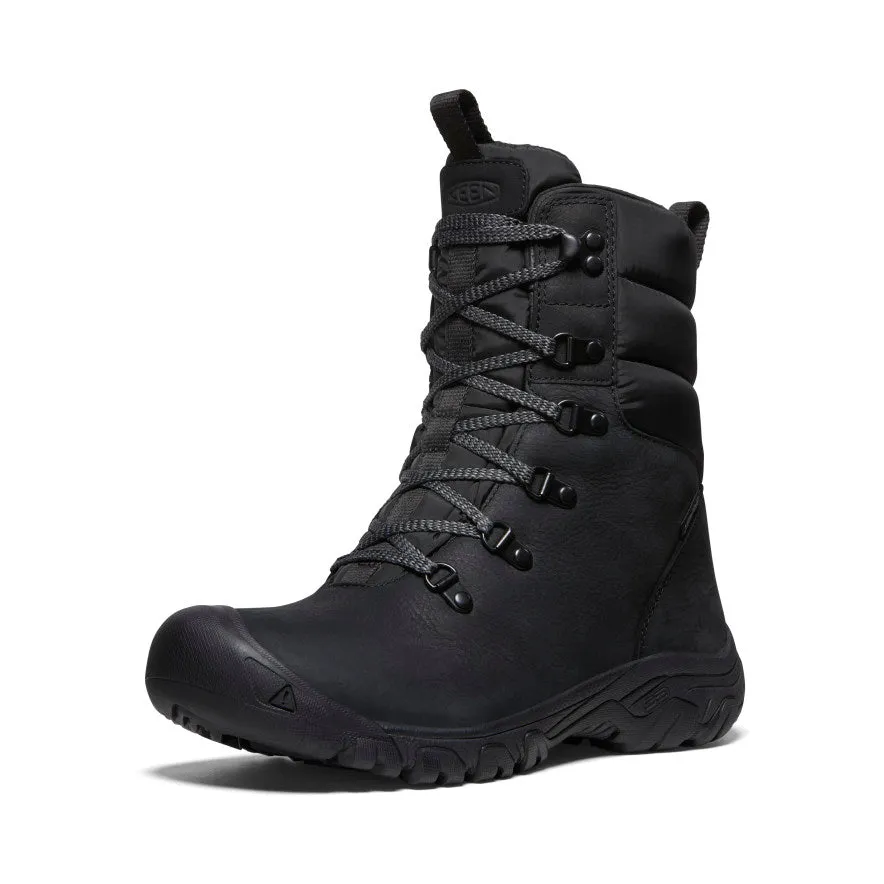 Botte imperméable Greta pour femme | Noir/Noir