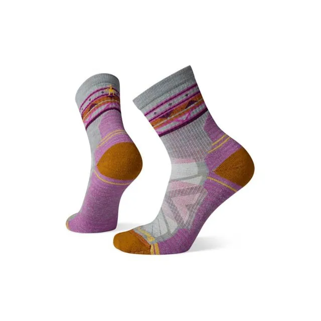 Chaussettes Mi-Mollet Femme Randonnée Léger Coussins Zig Zag Vallée
