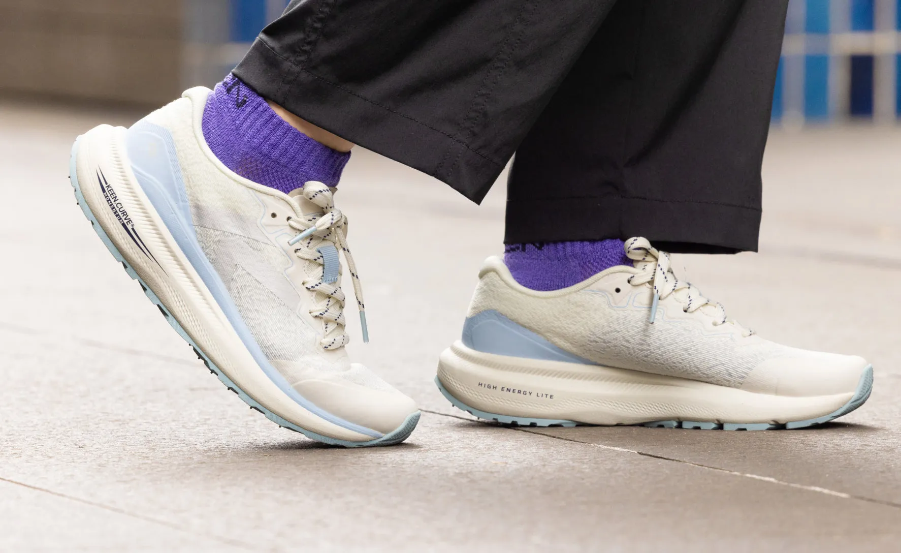 Chaussure de marche WK500 pour femme | Blanc étoilé/Voie céleste